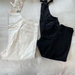 Bundle of 2 Madewell overalls, size Large
